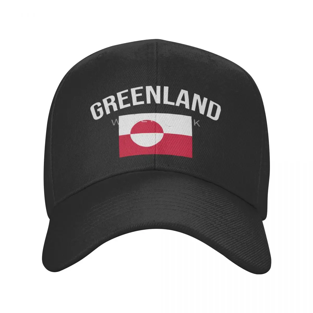 

Greenland Flag Casquette, Polyester Cap Retro Cute Wind Moisture Wicking Adjustable Cap Nice Gift