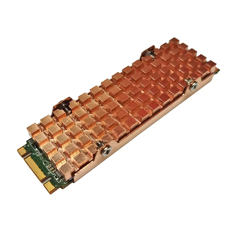 

Cooling Metal Sheet Thermal Pad for M.2 NGFF 2280 PCI-E NVME SSD Pure Copper Dustproof Heatsink Cooler Heat Sink
