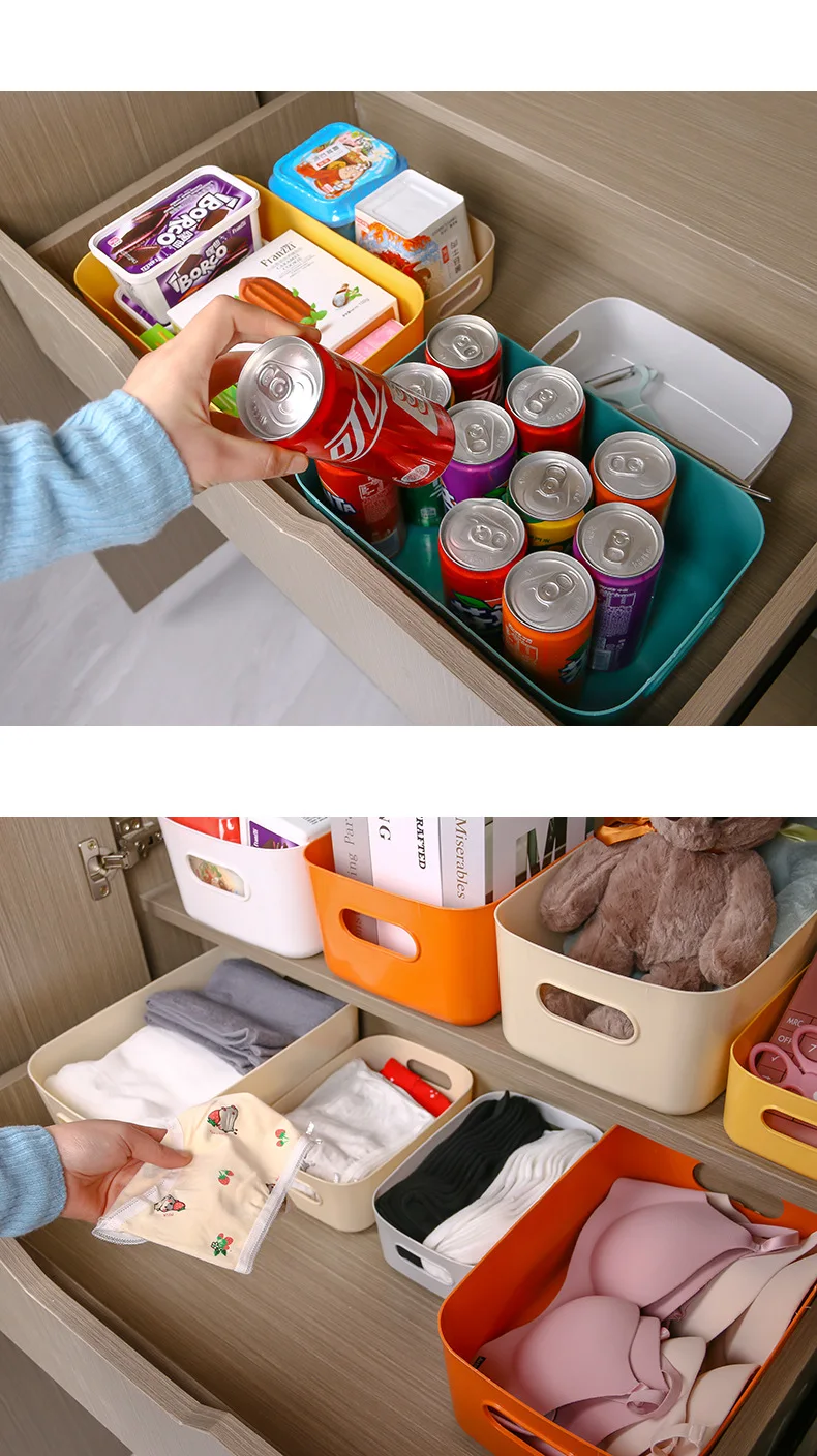 Пластиковая корзина для всякой всячины органайзер игрушек косметики одежды
