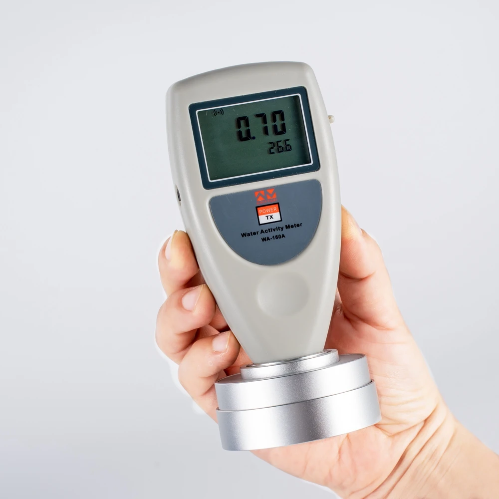 

Portable and Digital Water Activity Meter Food Fruits Testing Equipment WA-160A