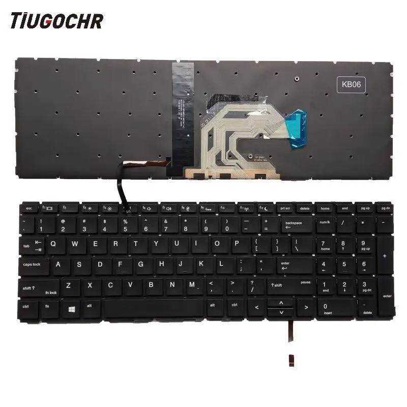 

for HP ProBook 450 G6 455 G6 455R G6 HSN-Q25C Q22C Q17C Q16C Keyboard US backlit