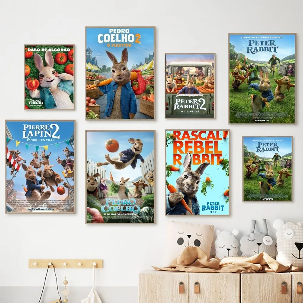 Милый Постер из фильма P-Питер р-кролик крафт-клуб барная бумага искусство