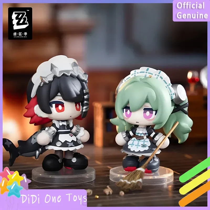 Фото Оригинальные мини-фигурки Zenless Zone Zero Tiny Agents Chibi в слепых коробках, коллекционные украшения для рабочего стола, подарок на день рождения для фанатов аниме. №1