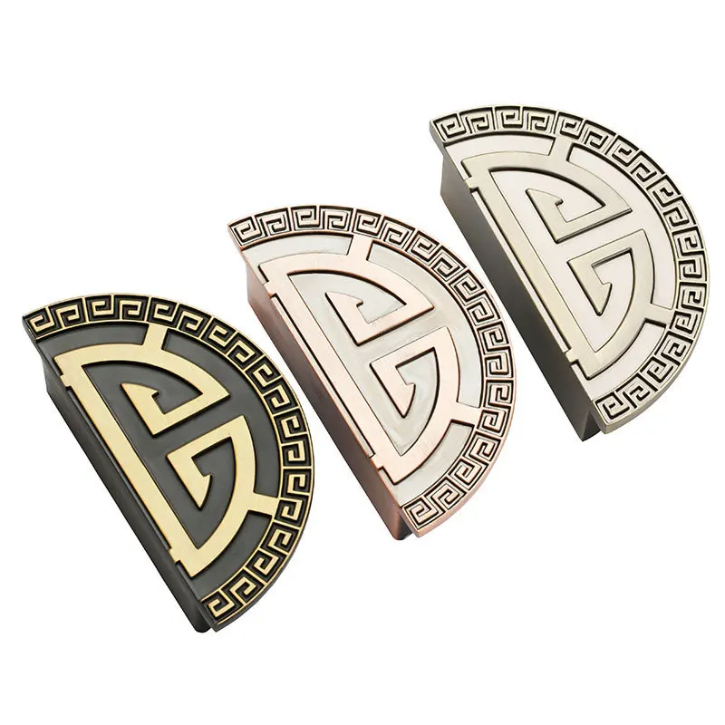 

New Chinese classical cabinet door handle antique copper vintage cabinet drawer konb Furniture decoration hardware