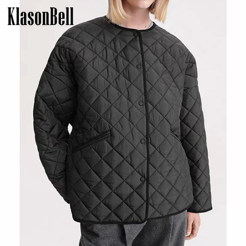 

9,12 KlasonBell из искусственной кожи Женская парка с круглым вырезом