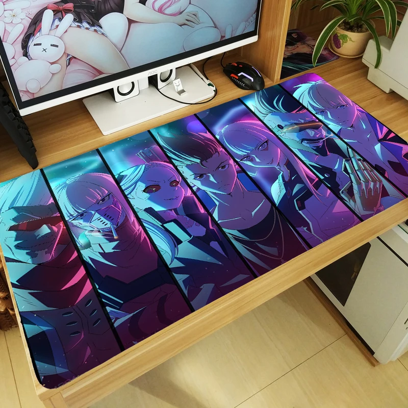 

NEW Game CYBERPUNK EDGERUNNERS David Lucy Rebecca Anti-slip Mouse Pad Mice Mat Keyboard Mat Otaku Cosplay Large Gaming Playmat
