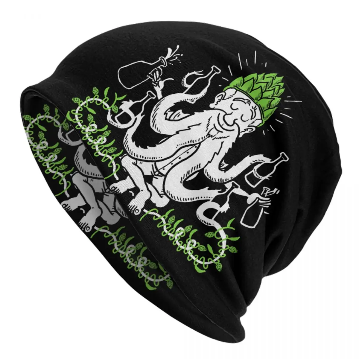 

Beanies Caps The Hops Beer Wiser Stuff Christmas Present Women Men Skullies Beanies