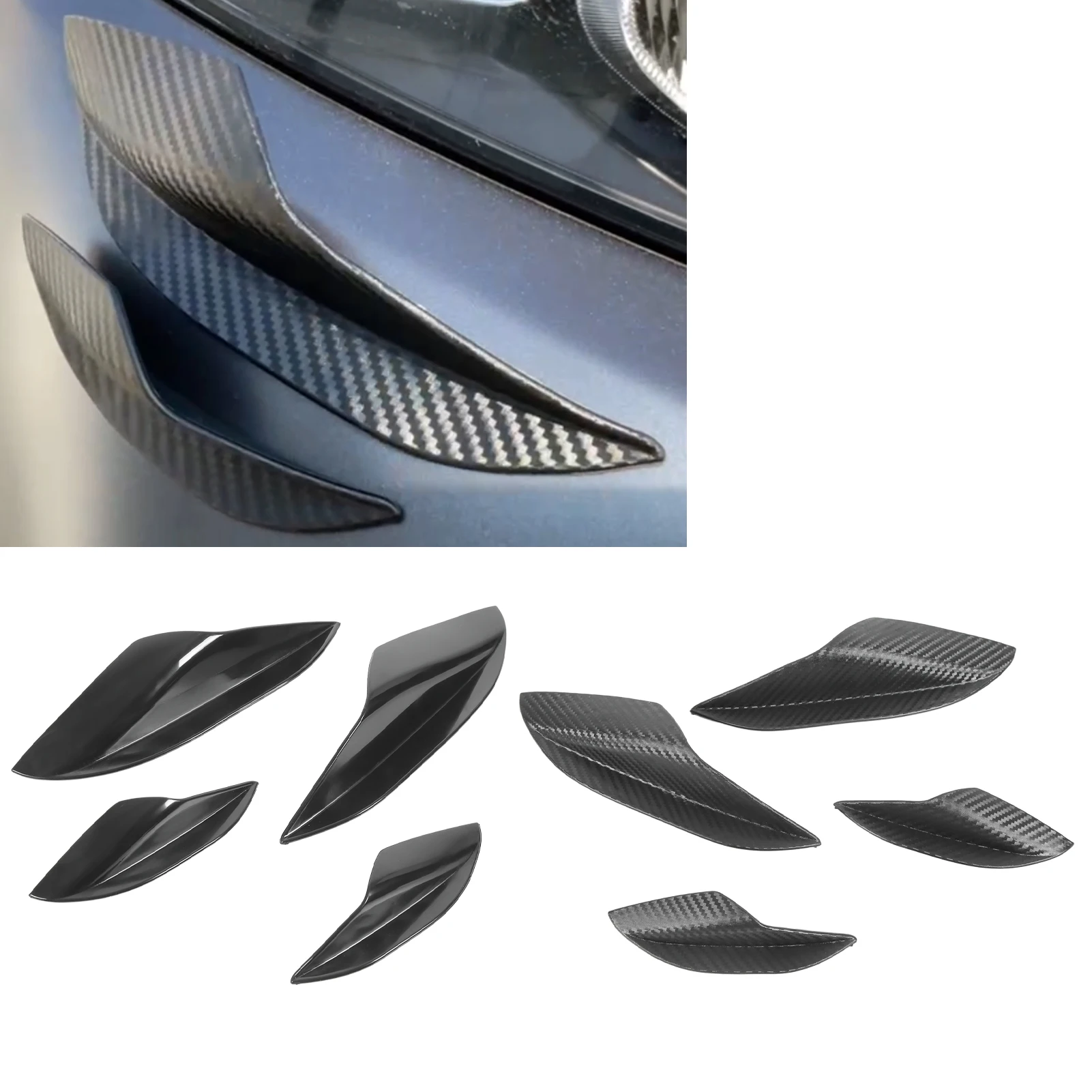 

Дефлектор Переднего Бампера (боковой, Отводящий Воздух) Для Замены Решетки Радиатора, Совместимый С Mercedes-Benz, Mitsubishi