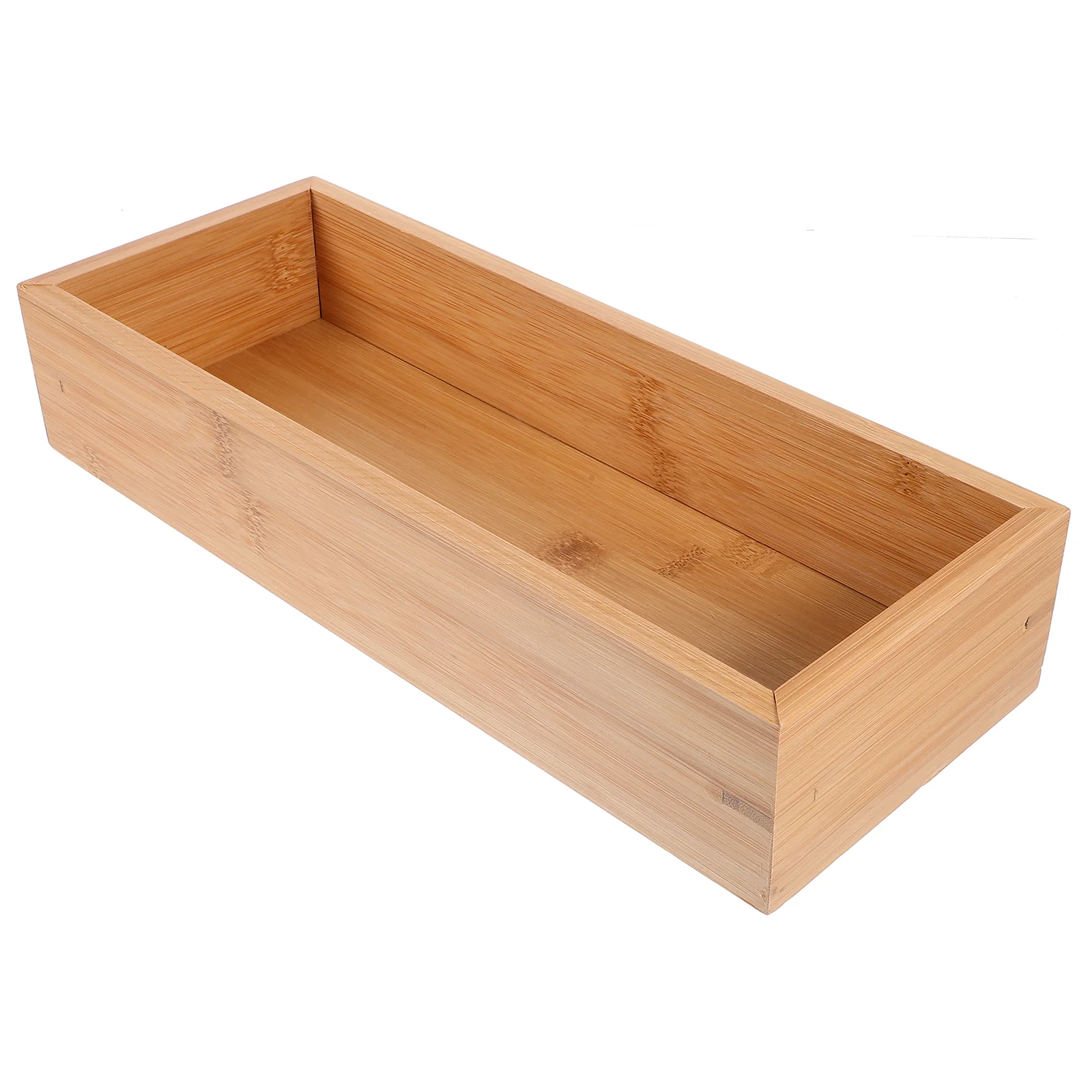 

Narrow Drawer Organizer Wooden Pallets Sundries Container Bamboo Toilet Chopsticks Storage Basket Skincare Organizers Drawers