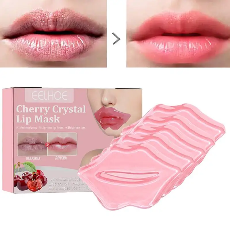 

Lip Patches For Dry Lips Moisture Collagens Lip Care Moisturizing Cherry Crystal Lip Masque Firms Hydrates Lips Reduce Lip Lines