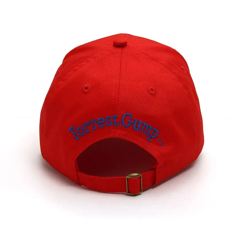 Фото 25COSForrest Gump Cap Костюм Косплей Кепка Snapback с вышивкой 1994 Bubba Gump Shrimp CO. Бейсбольная кепка унисекс, летние кепки №1