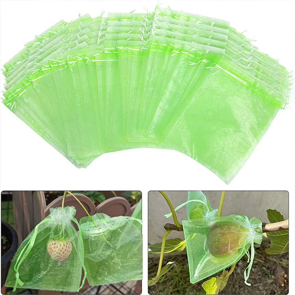 

50piece Bag Color Protection For Pest It Is Lightweight Durable For Fruits Closure Protection Insect Proof Bag