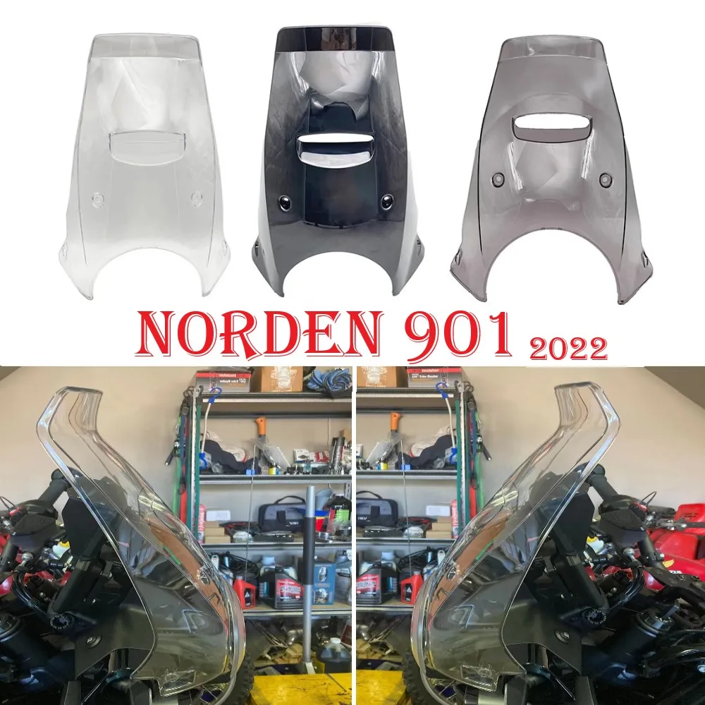 

NEW 2022 2023 Motorcycle Windshield For Husqvarna NORDEN 901 Norden 901 norden901 Windshield Deflector Fairing