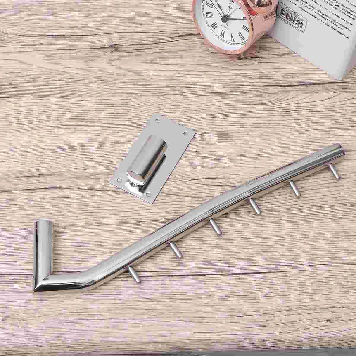 

Hanger Clothes Rack Drying Wall Folding Mounted Laundry Hooks Coat Towel Garment Closet Hanging Skirts Stand Retractable Blanket