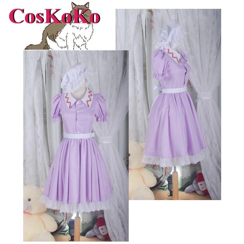 

CosKoKo [на заказ] Марибель Хелен Косплей Аниме игра Touhou костюм к-проект великолепное милое официальное платье Вечерние