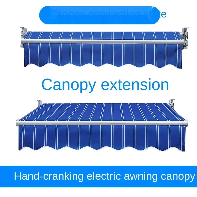 Зонт от солнца складной выдвижной ручной электрический тент балкон открытый