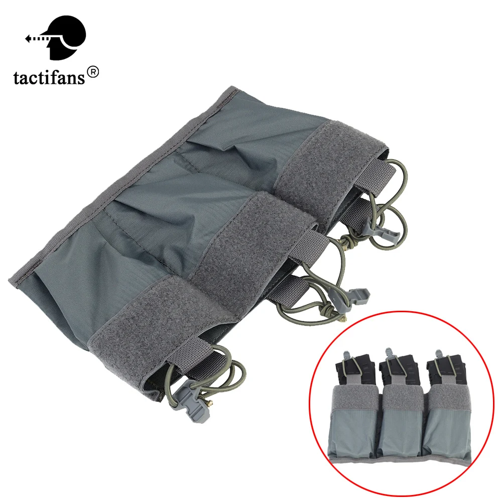 

Tactical Triple 762 Magazine Pouch Kangaroo Insert 7.62×51/.308 AR Magazines Hunting Bag For DOPE Front Flap FC V5 Plate Carrier
