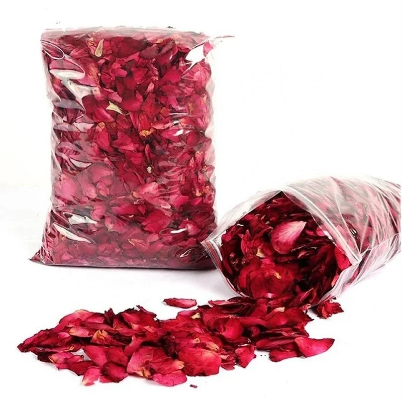 

1 Pack Dried Rose Petals Natural Flower Bad Spa Whitening Shower Dry Rose Flower Petal Bathing Facilities Flavoured Body Massag