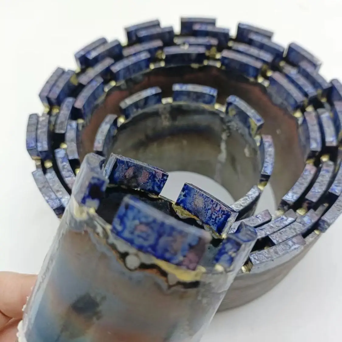 

Алмазное буровое долото, трехкомпонентное буровое долото, чистое кобальтовое лезвие, острое и износостойкое универсальное Промышленное Качество