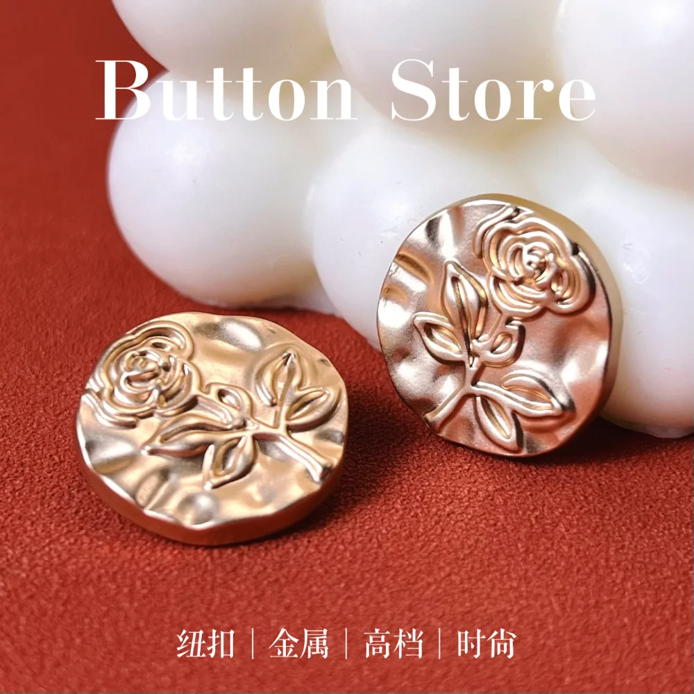 

4 шт./комплект, круглые металлические пуговицы для одежды, шириной 18/23/25 мм