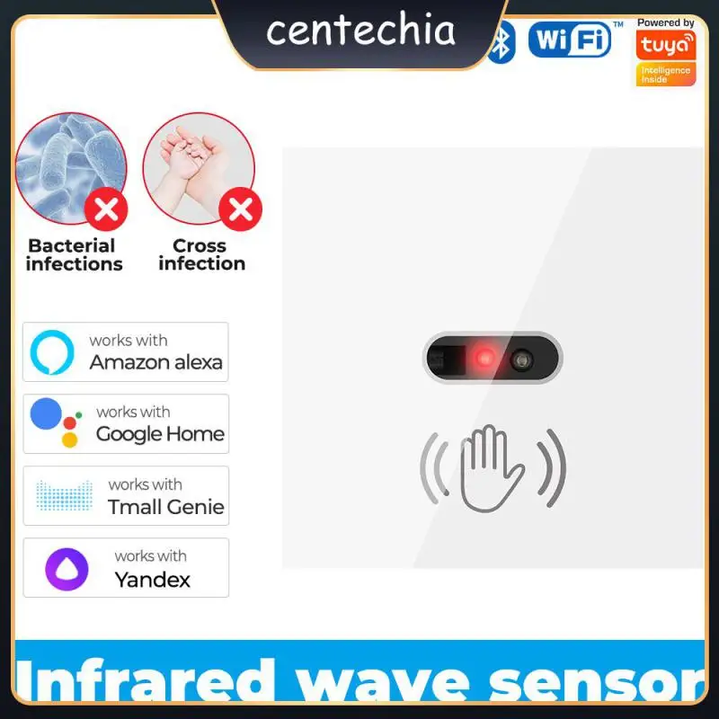 

Wifi Switch App Remote Control Timing Switch Smart Life Work With Alexa Google Home And Yandex Tuya Tempered Glass Panel