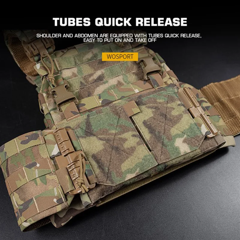 ARC Tactical Plate Carrier Tubes Quick Release Тактический жилет для страйкбола Полный комплект