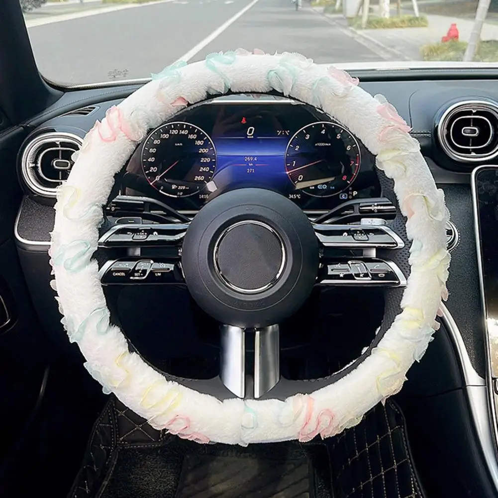 

Practical Comfortable Grip Non-fading No Shedding Steering Wheel for Automobile Steering Wheel Sleeve Steering Wheel Case