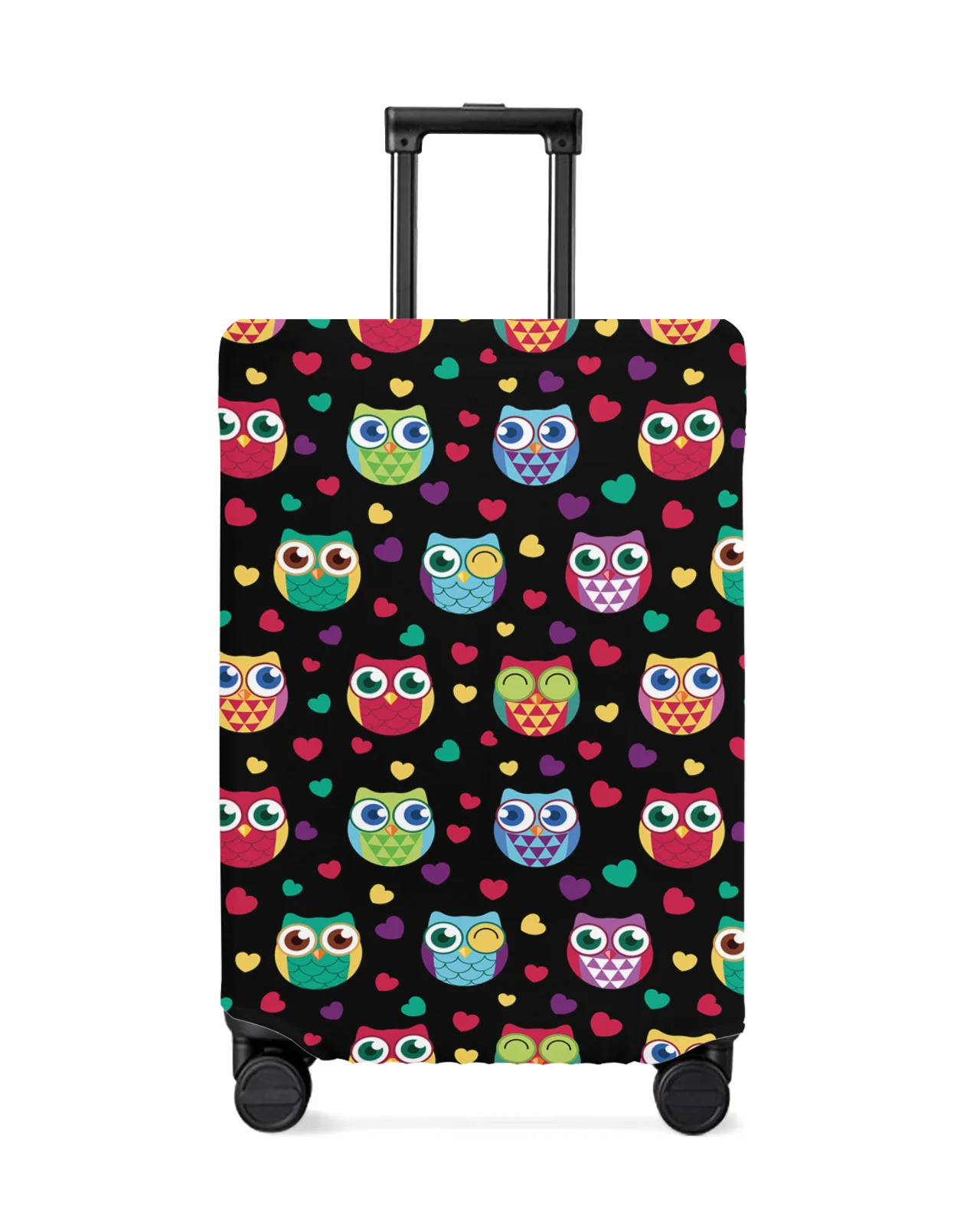 

Cute Cartoon Love Owl Animal Travel Luggage Cover Elastic Baggage Cover Suitcase Case Dust Cover Travel Accessories