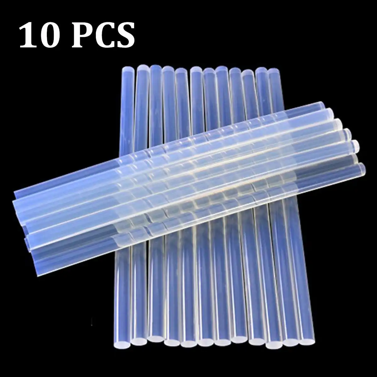 

Прозрачные Клеевые стержни 10 шт./компл. 11 мм x 19 см, синтетическая смола, агглютинат с высокой вязкостью, клейкая лента для электрического кле...