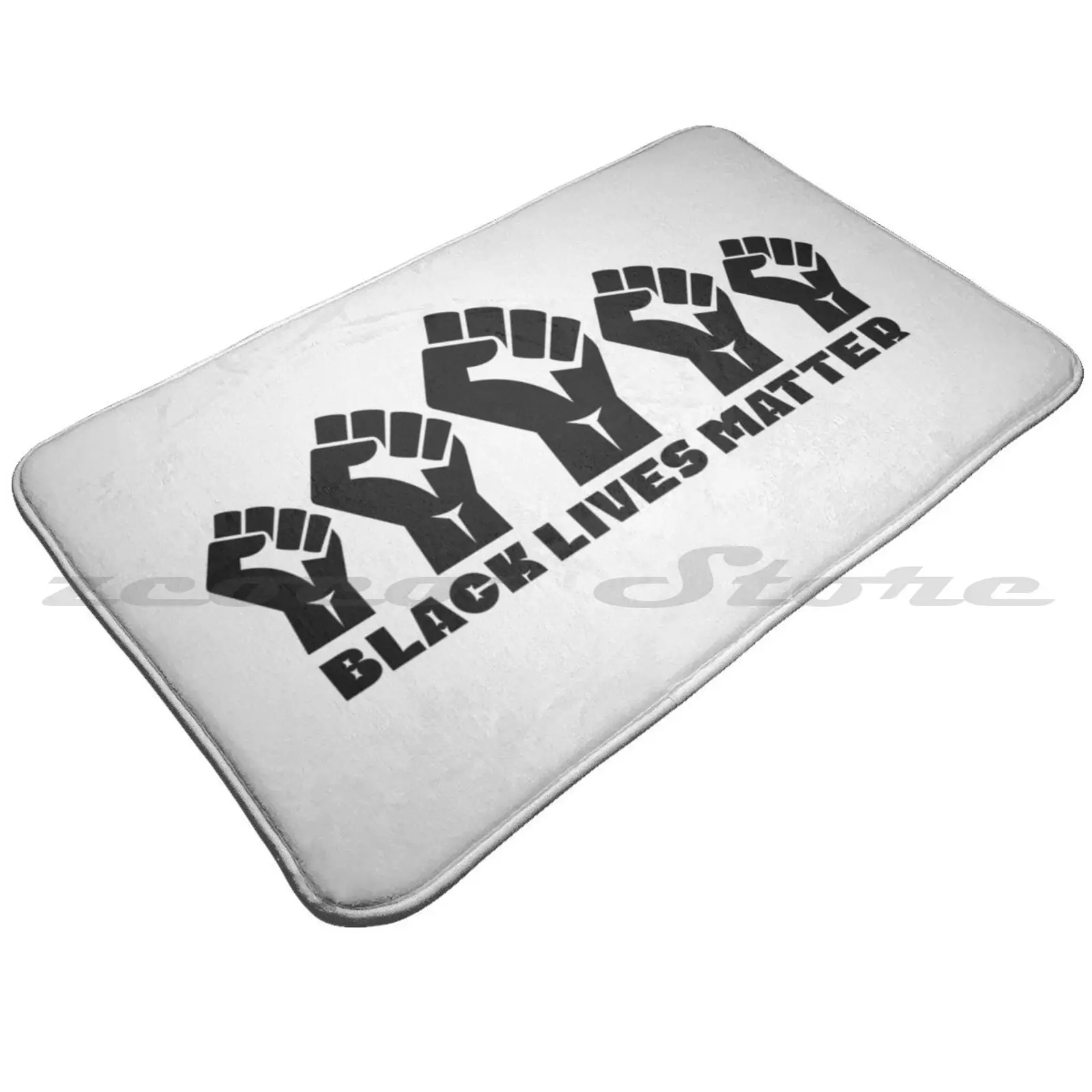 Коврик черный живой 5 концов водовпитывающий нескользящий |