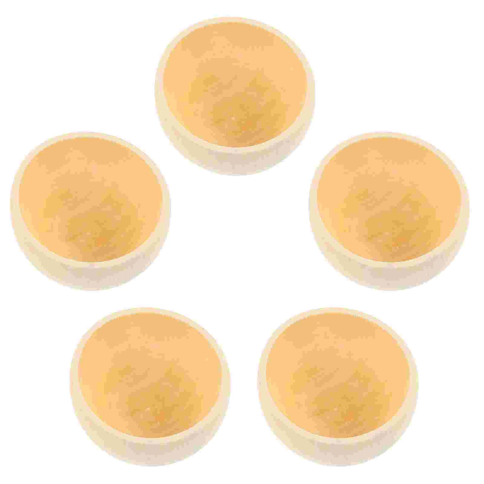 5 шт. деревянная миска миски для рисования теста детская незаконченная живопись