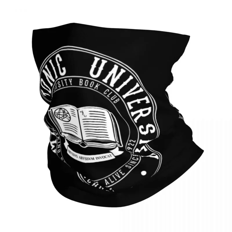 

Бандана Cthulhu Miskatonic для университета, шарф-труба с принтом книги, клуба, балаклава, многофункциональный головной убор для бега, унисекс, для взрослых