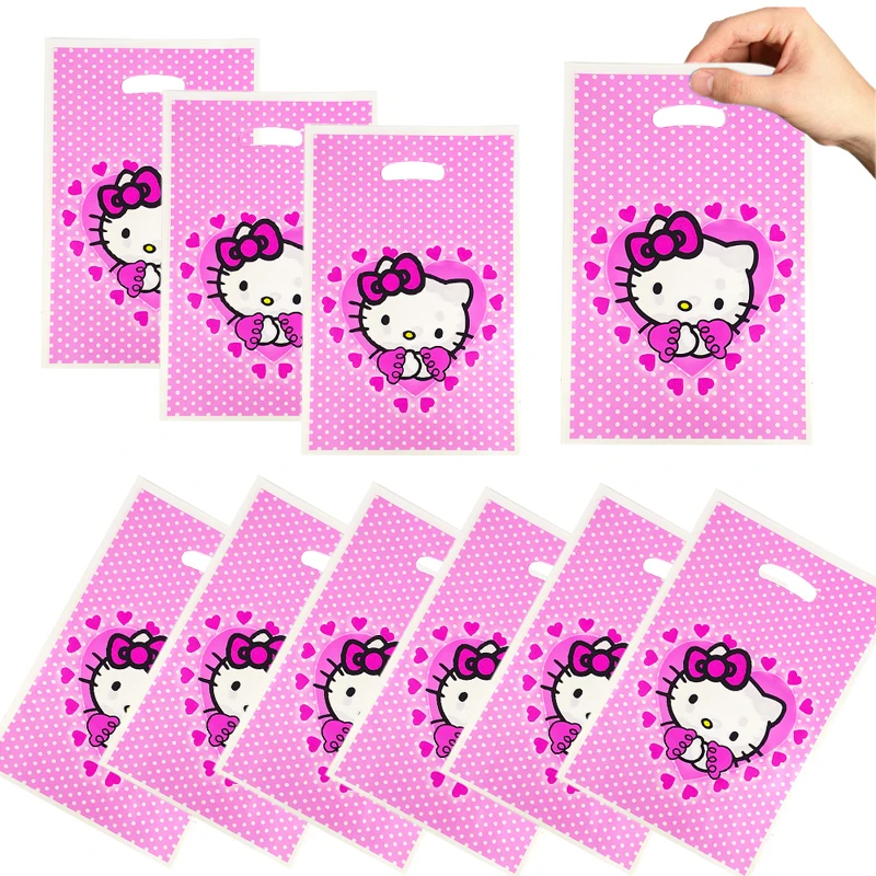 

Набор подарочных пакетов Hello Kitty из бумаги, 10 шт.
