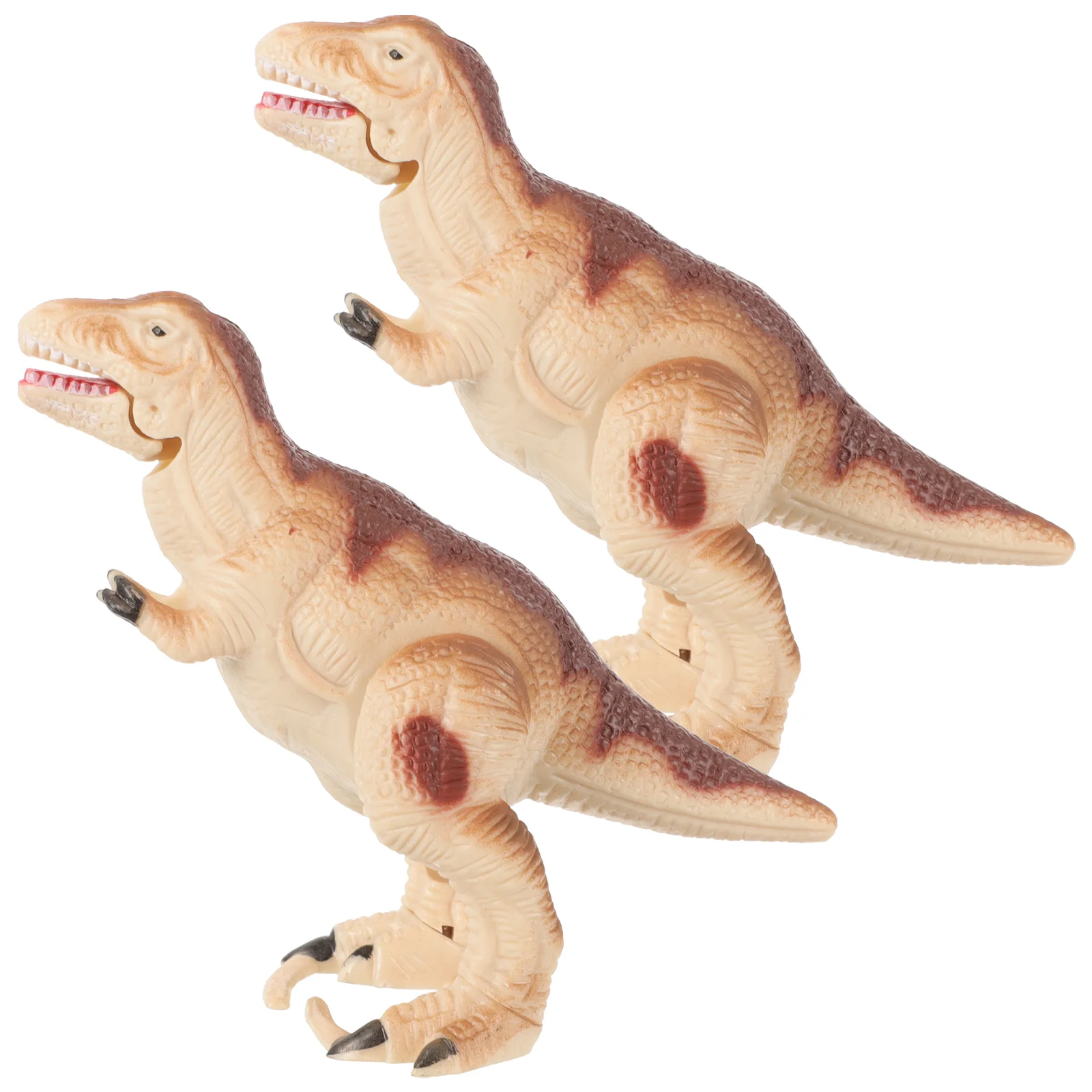 2pcs Kids Dinosaur Toys Creative Wind-up Dinosaur Toys Wind Up Playthings as Gift