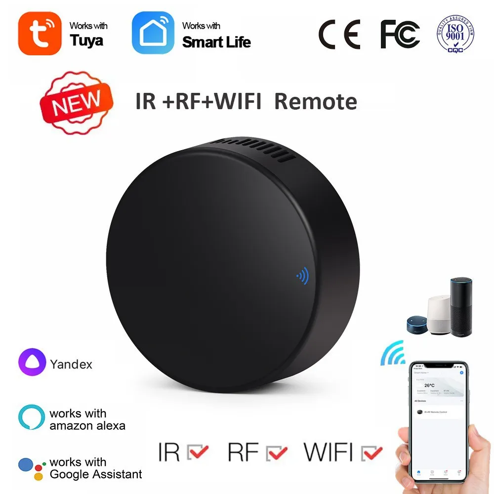 

Пульт дистанционного управления Xiaomi Wi-Fi Инфракрасный РЧ Смарт ТВ Dvd кондиционер пульт дистанционного управления универсальный контроллер ...