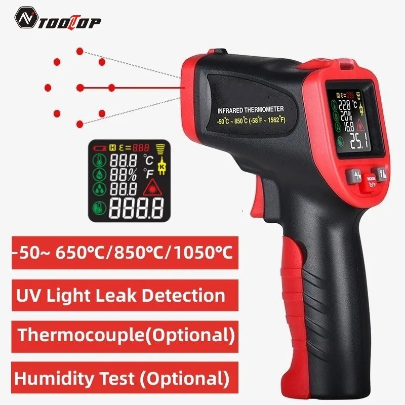 

Портативный термометр-гигрометр WT323, 50 ~ 1050 ℃