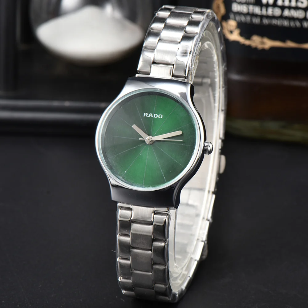 Top Sale Rado Classic Style Original Watch Women's Full Stainless Steel Simple Fashion Watch Quality Sports Waterproof AAA Clock