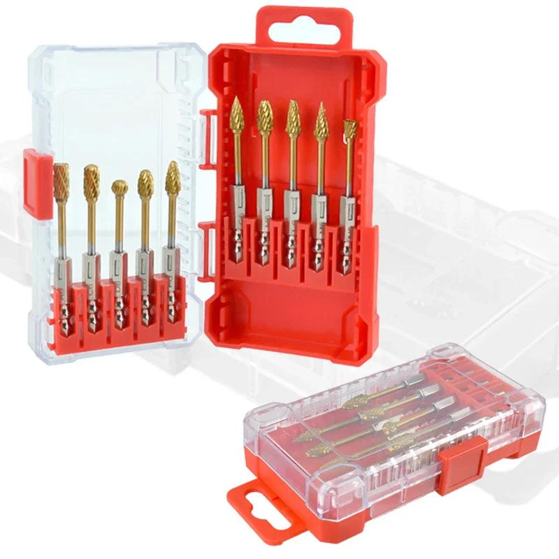 

Набор твердосплавных фрез 10 шт., 1/4 дюйма, вольфрамовая сталь