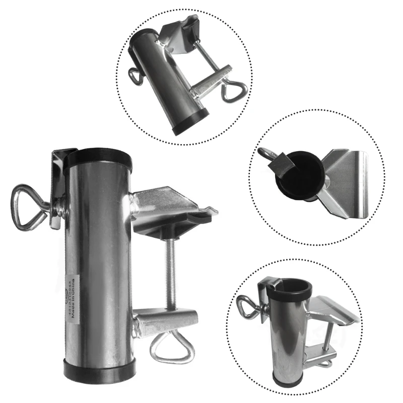 

T5EB Fishing Umbrella Mount for BENCH Buddy Deck Umbrella Stand for Garden Balcony Be