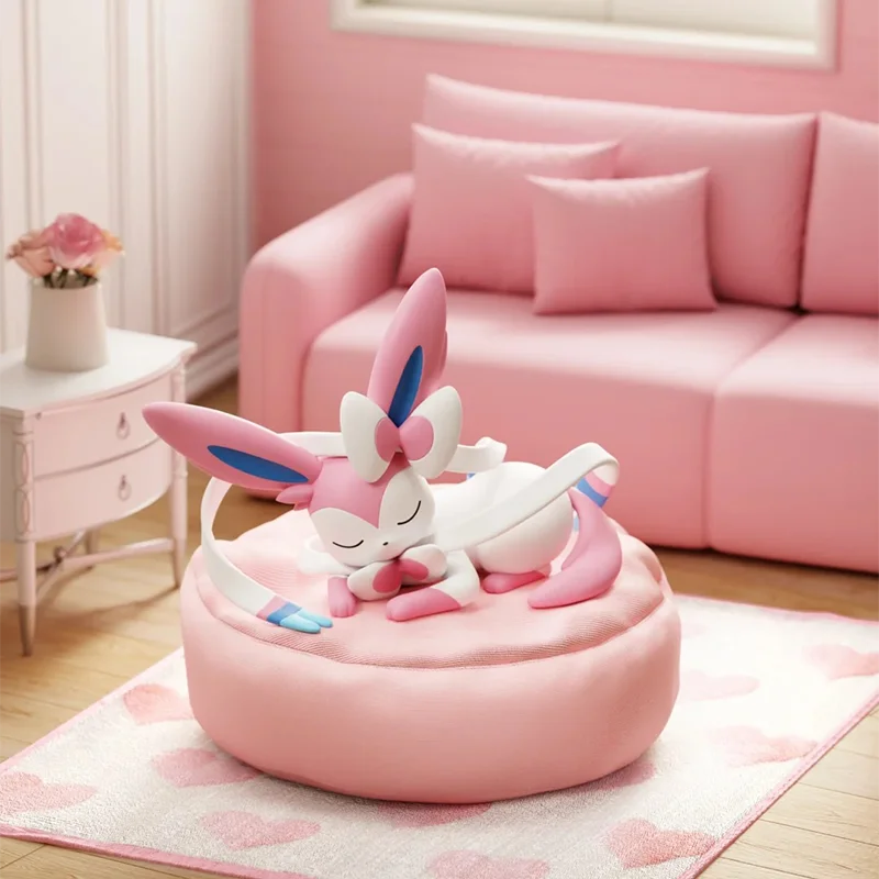 Фото Pokemon Eevee Evolutions Sleeping Pose Series слепая коробка Sylveon Vaporeon Flareon Jolteon фигурка Коллекционная игрушка детский подарок №3
