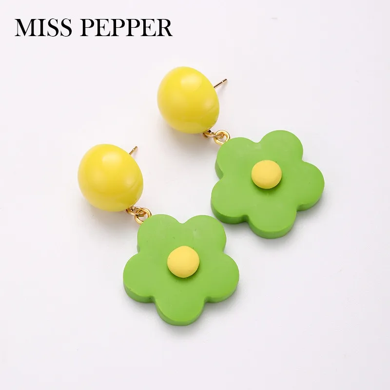 5 шт. матовые серьги-гвоздики с закругленными углами |