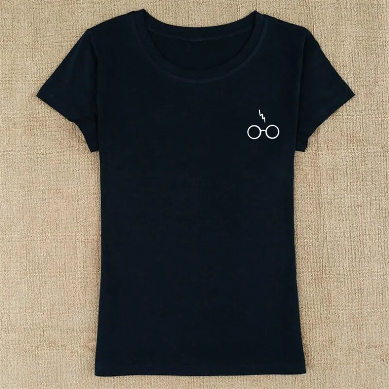2022 Модная брендовая футболка Харри поттерс женский летний топ хлопковая с
