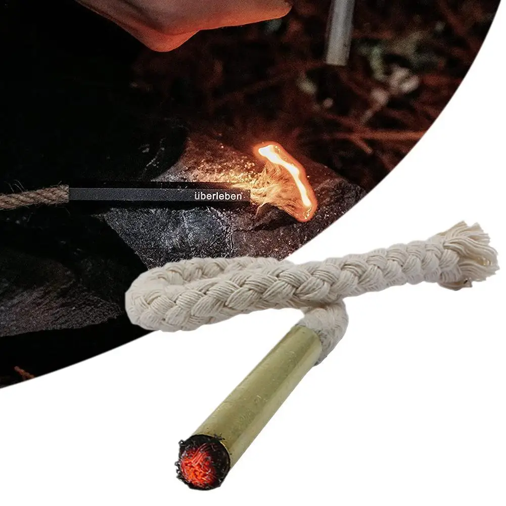 

Portable Fire Lighter Rope Camping Kindling Rope Wick Tinder Cord Cord For Outdoor Camping Hiking Survival Tinder Tools