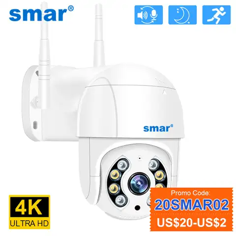 Беспроводная камера Smar 1080P, 3 Мп, 5 МП, 4K, Wi-Fi, 5-кратный цифровой зум, PTZ, ИК, ночное видение, двустороннее аудио, Домашняя безопасность XMEYE