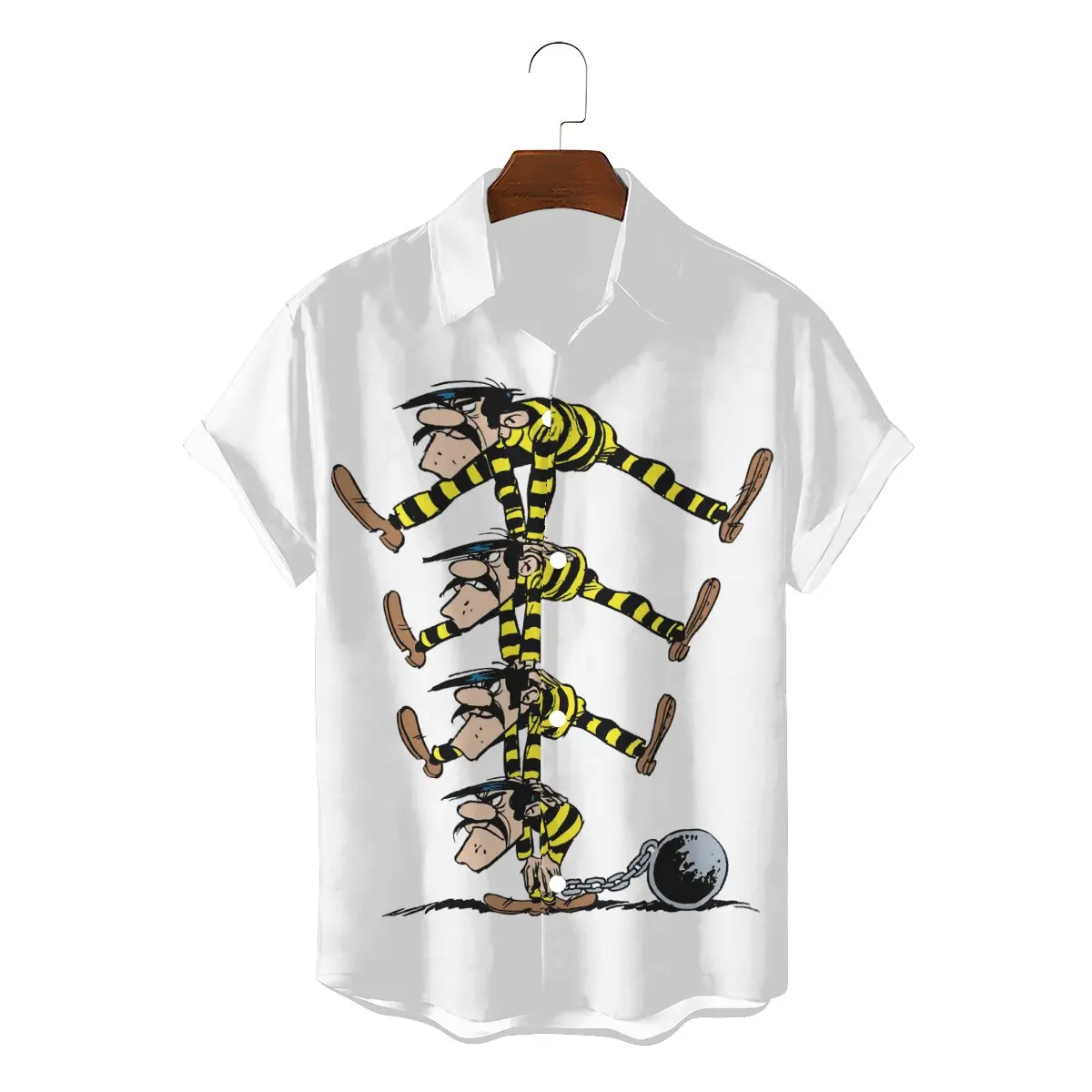 

The Dalton Brothers Special 3D Shirt Lucky Luke Cartoon Casual Hawaii Shirts Hot Sale T-shirt For Men Women