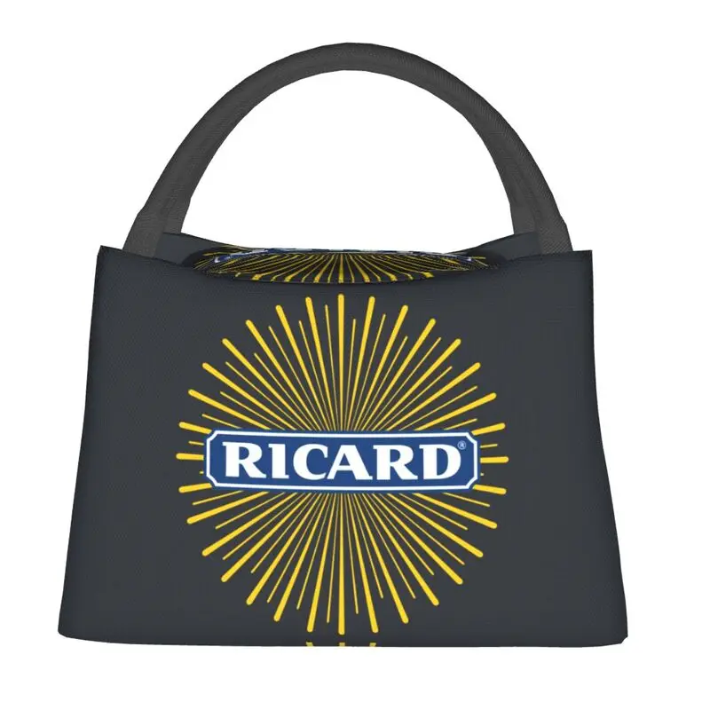

Ricard Insulated Lunch Bags for Women Resuable Thermal Cooler Lunch Box Beach Camping Travel