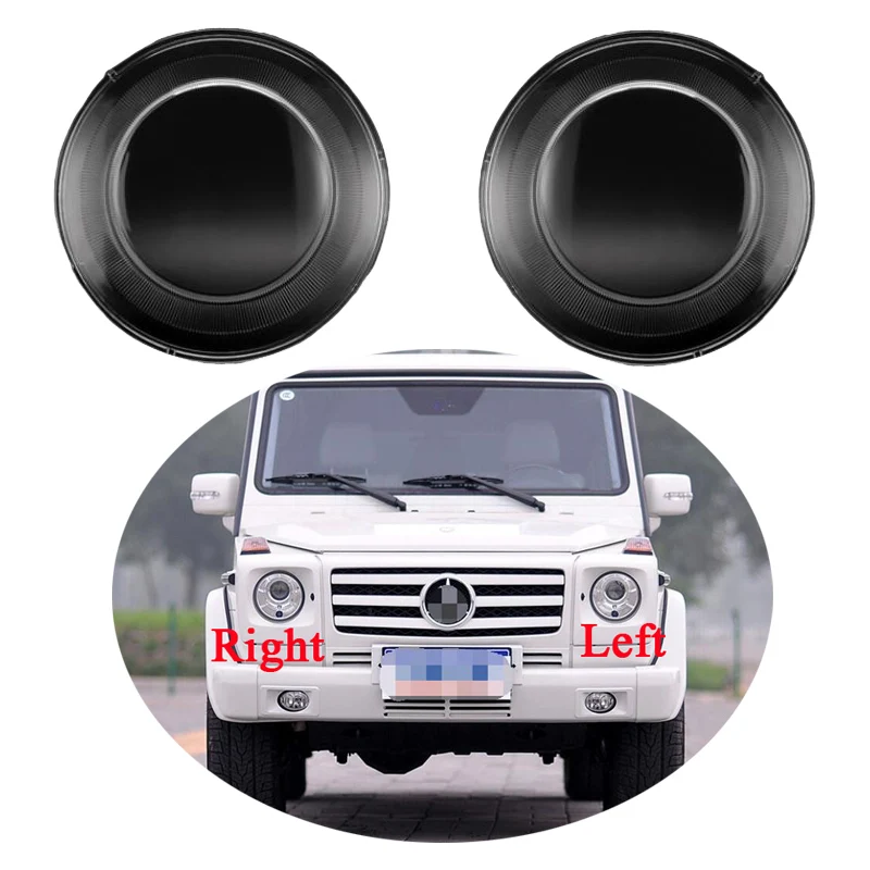 

Car Headlight Cover Lens Glass Shell Headlamp Transparent Lampshade Auto Light Lamp For Mercedes-Benz G-Class W463 2007 ~ 2018