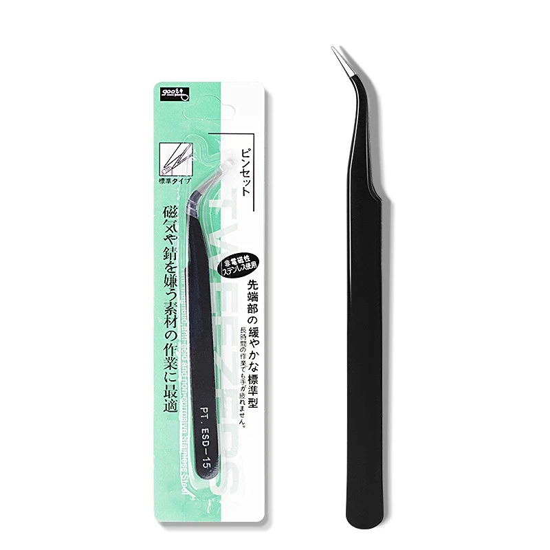 

Manicure Tools Stainless Steel Tweezers Maintenance Tools Industrial Precision Curved Straight Tweezers Repair Tools