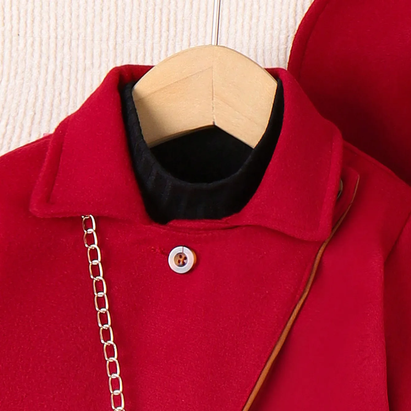 Комплекты детской одежды Топ с длинными рукавами лацканами + плиссированная юбка