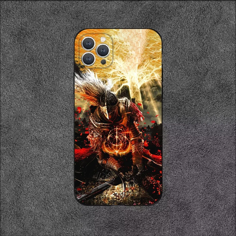 Чехол для телефона Game D-Dark S-Souls iPhone 15 14 13 12 11 Plus Pro Max XS X XR SE Mini 8 7 мягкий силиконовый